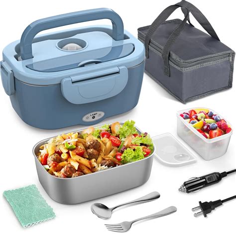 vingud electric lunch box|Amazon.com: Vingud Electric Lunch Box, 3 in 1 .